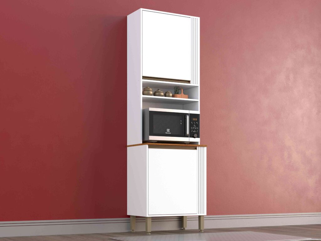 14139.Torre Quente Cozinha Perola 66 2P2N Branco Salleto