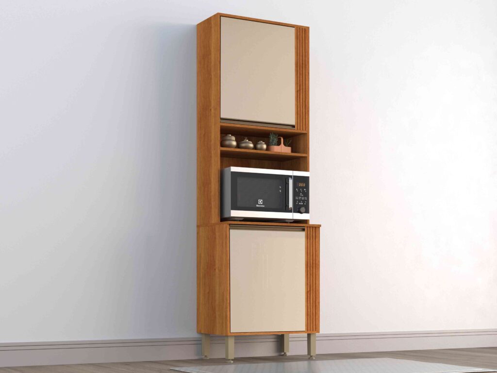 14139.Torre Quente Cozinha Perola 66 2P2N Cinamomo.Off White Salleto