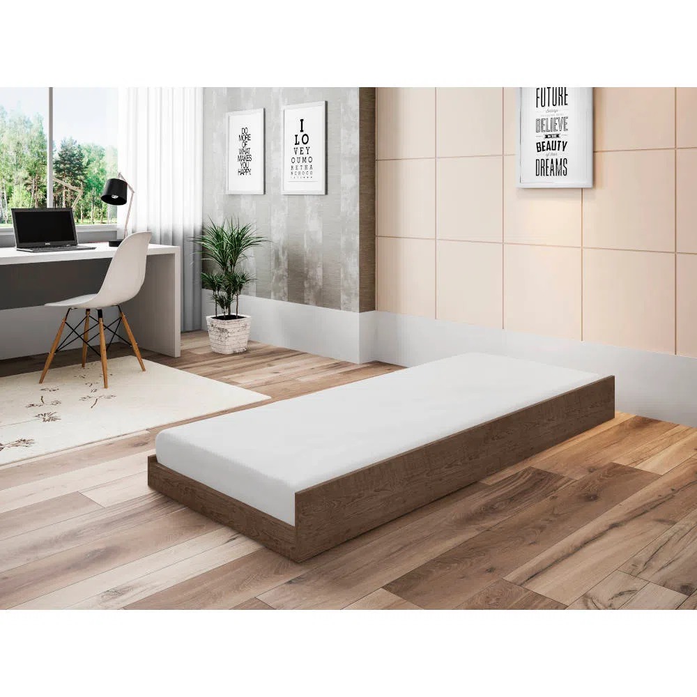 Cama Auxiliar Larissa.Dani F06 Chocolate Framar