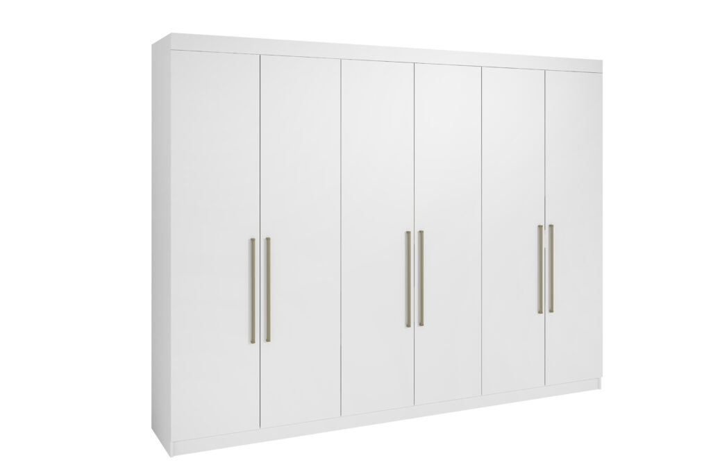 Roupeiro Da Vinci Plus 6P Branco D Doro
