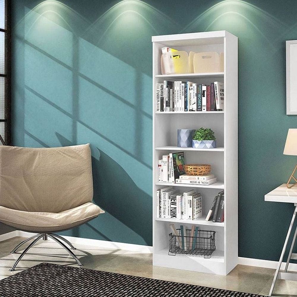 Livreiro Multiuso sem Portas Branco Qmovi
