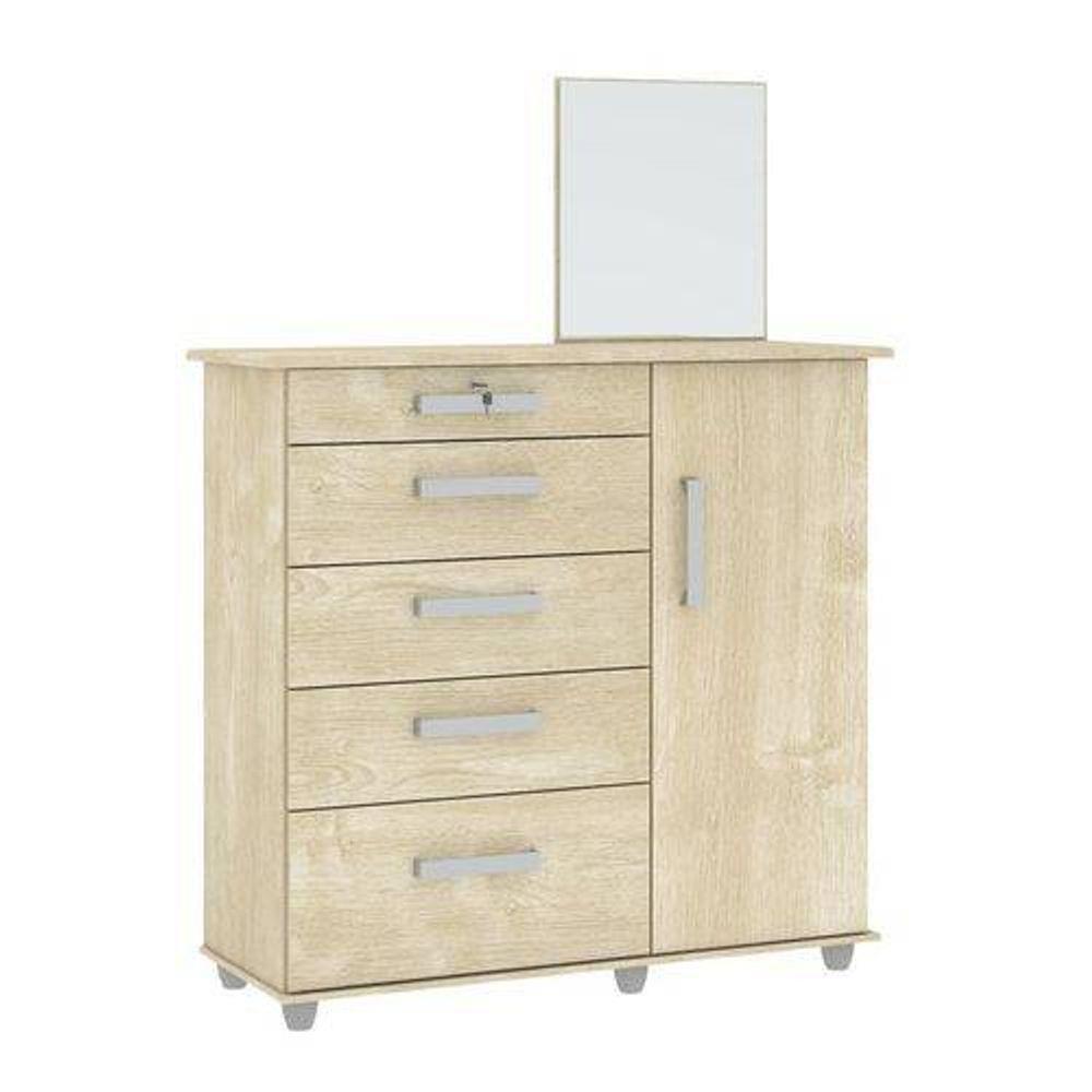 Comoda Savana New 5G1P Rustico Neve MiraRack