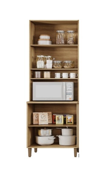 Paneleiro Premium 4P1N Visualizacao Interna Arte Moveis