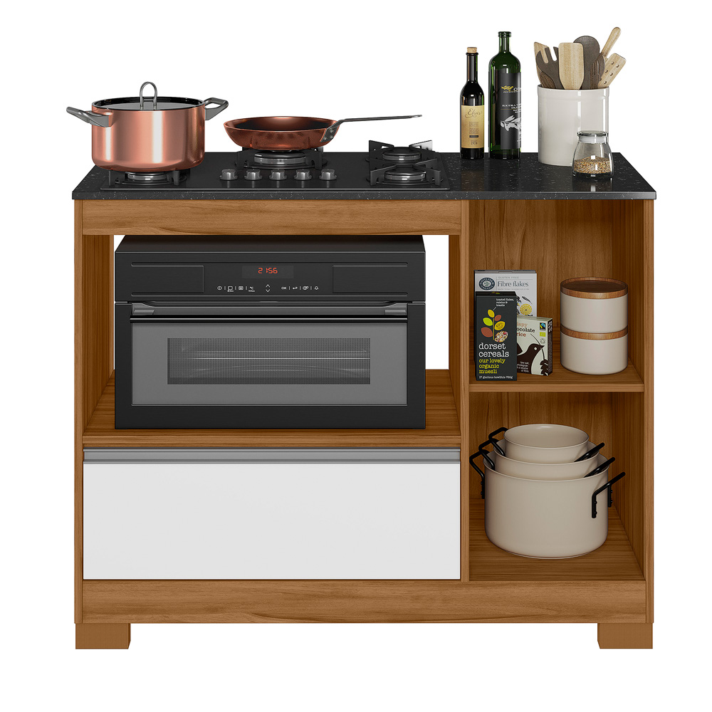Balcao CookTop NT 3050 5 Bocas Visualizacao Interna Notavel
