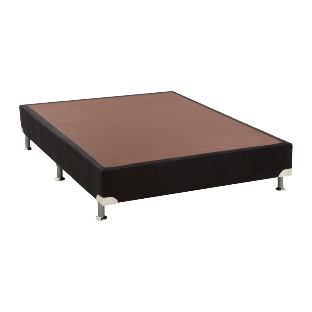 Base Sommier Casal 138x188x42 Camurça Preto Ortobom