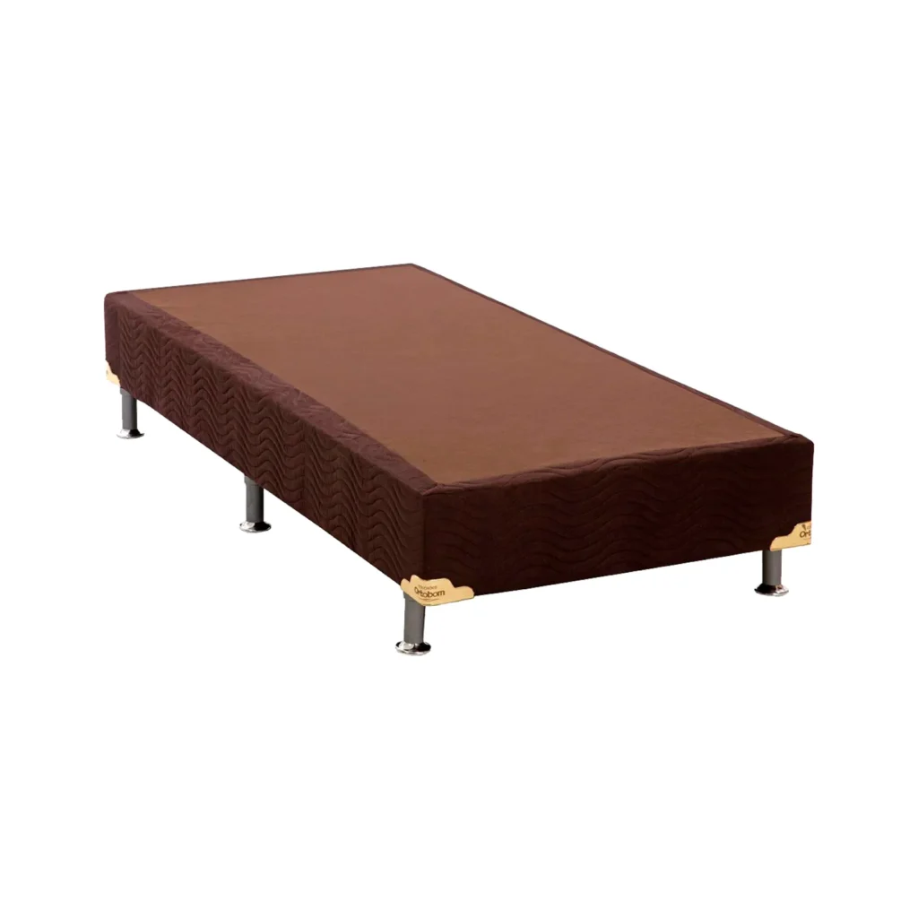 Base Sommier Solteiro 88x188x42 Camurça Marrom Ortobom