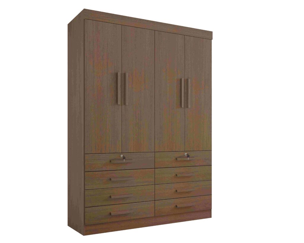 Roupeiro Monaco Plus 4P8G Castanho D Doro