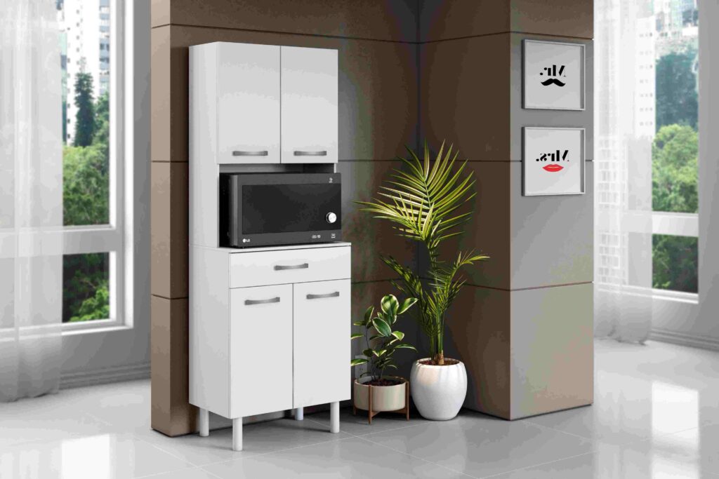 Paneleiro Bally 4P1G Branco Aramoveis
