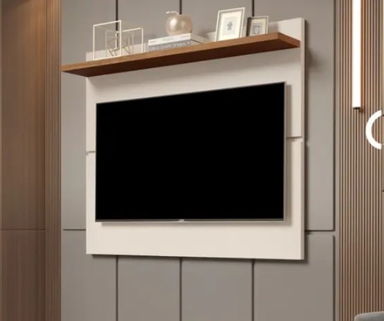Painel Vivare 108 New Off White.Freijo Giga Moveis