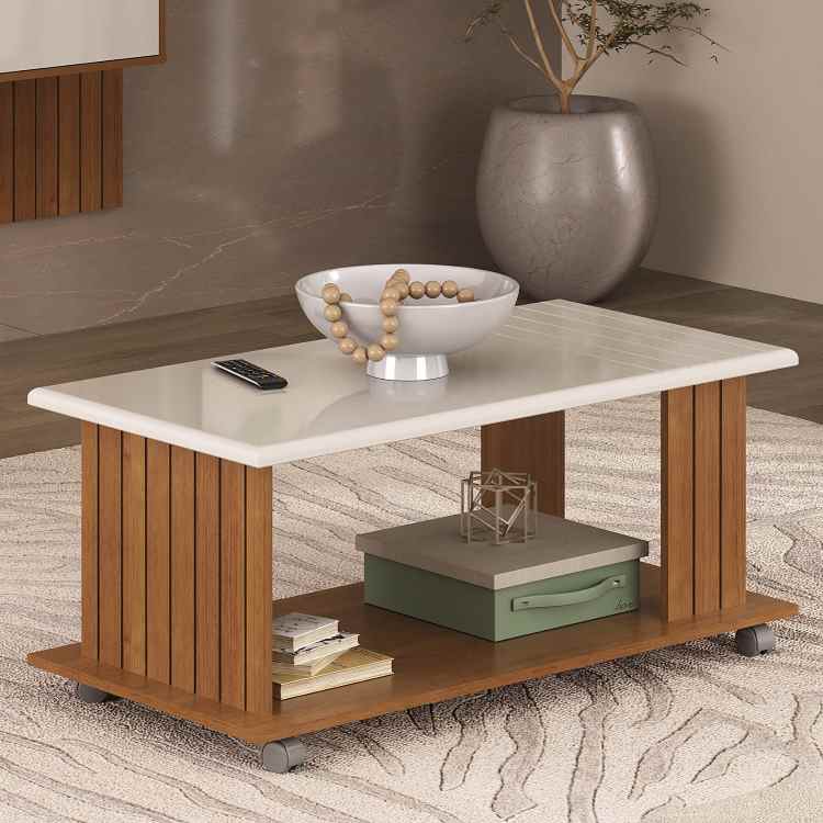 Mesa de Centro Mila Cinamomo.Off White Artely