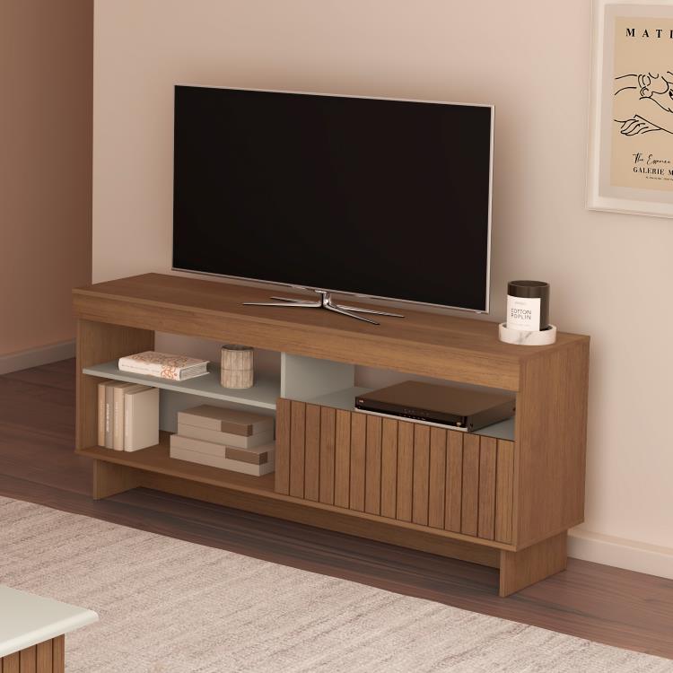 Rack Citi 160 1P3N Cinamomo com Off White Artely