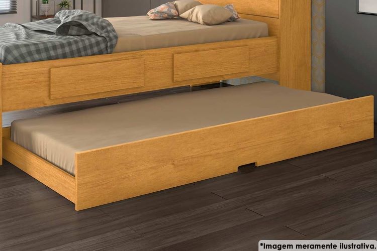 Cama Auxiliar Premnium II Fit Cinamomo Conquista Moveis