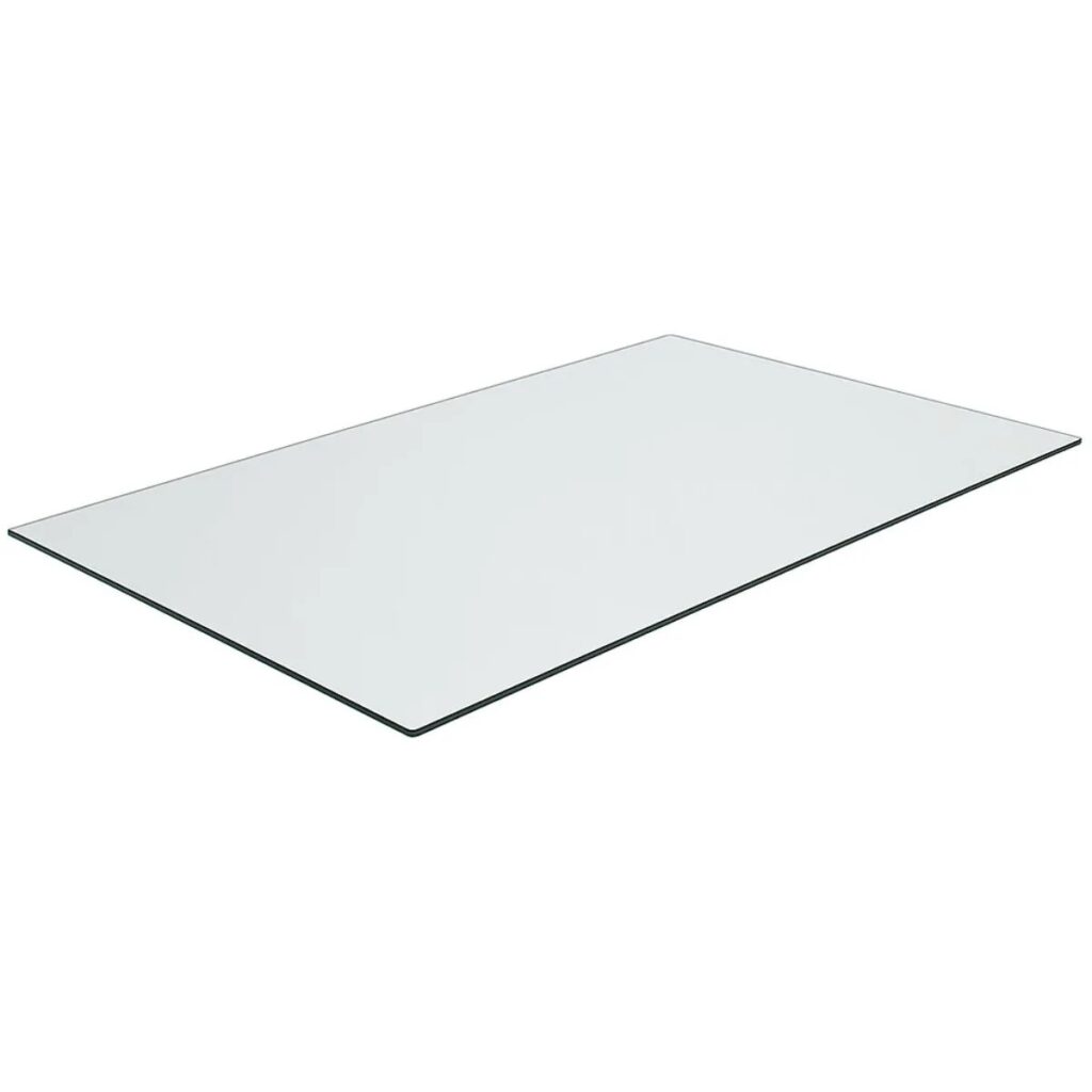 27109.Vidro 120×80 4mm Incolor Canto Copo para Mesa Salinas 120×80 Cinamomo Cel Moveios