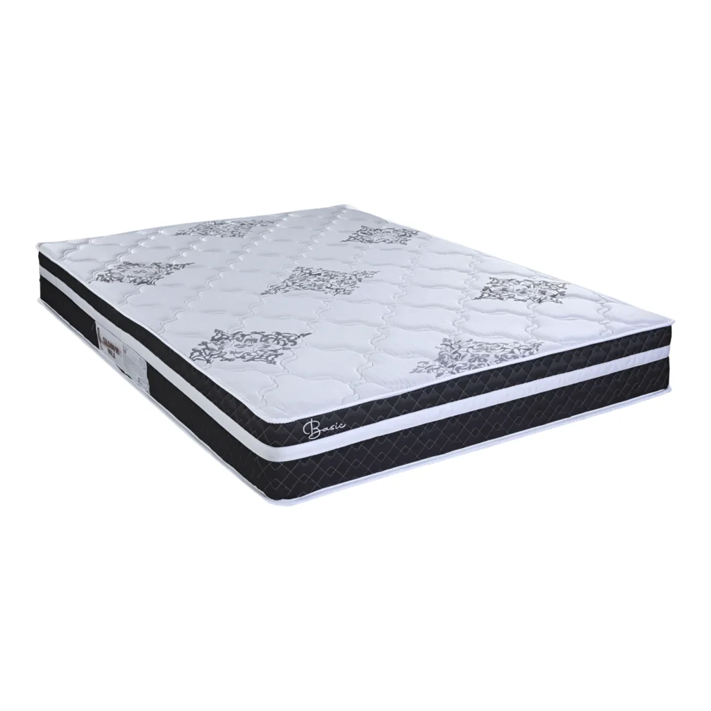 Colchão Casal Basic Black Molas Ensacadas 138x188x24 Paropas