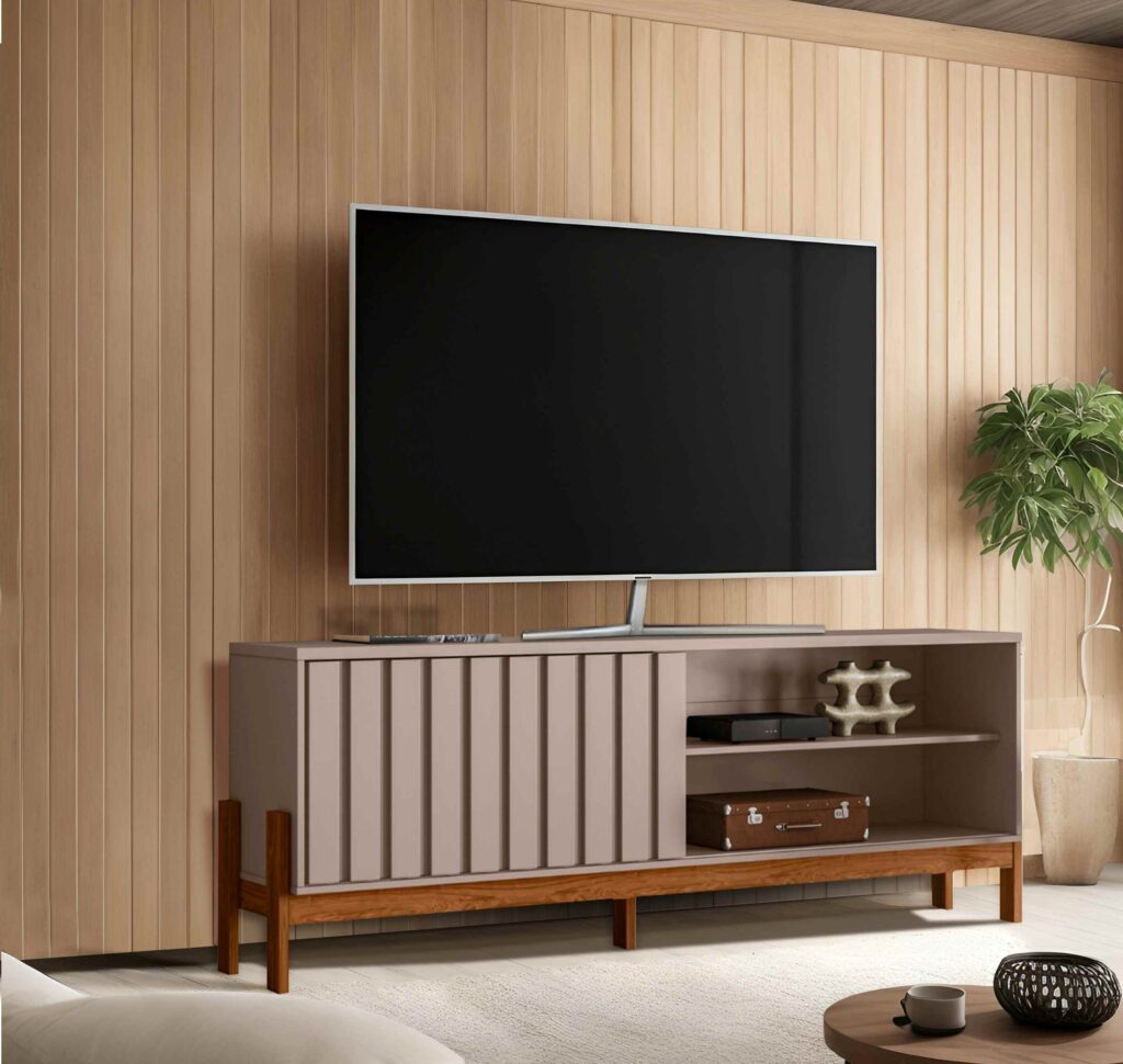 Bancada New Aurora 188 1P2N Grigio Fosco.Cinamomo Mel Mobler