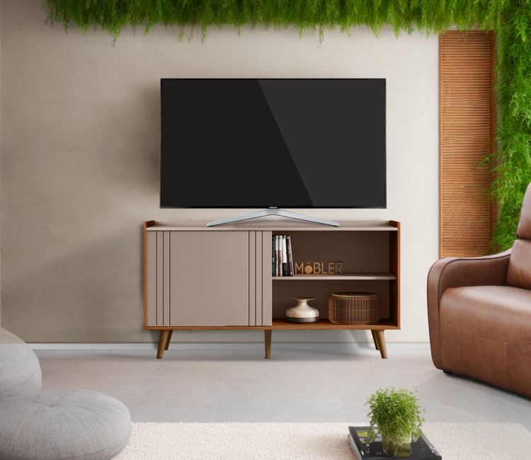 Bancada New Austin 136 1P2N Grigio Fosco.Mel Mobler