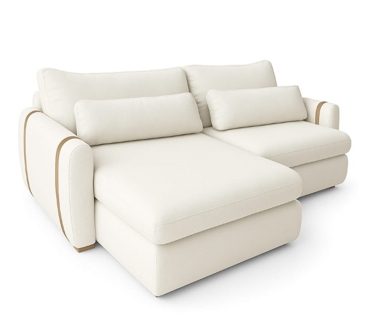 Sofa Cama Retratil Reclinavel Zeus.Theo 230 2×100 mais Brc 15cm Linho Branco 27 We Art Decor