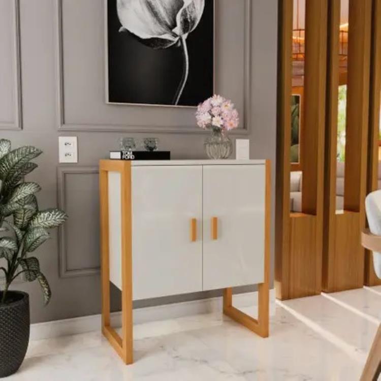 Buffet Diamond 2P Off White Maria Moveis
