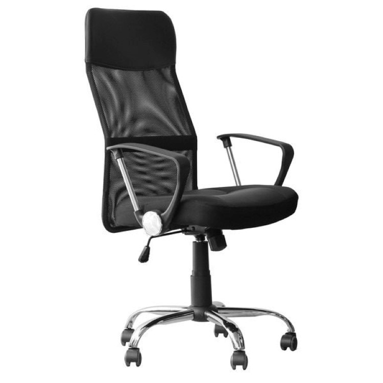 Cadeira Smart Preta Caixa com 02 Unidades