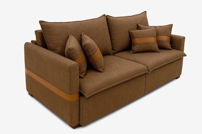Sofa Retratil Reclinavel sem Caixa Leticia 220 Linho Terracota 24 We Art Decor