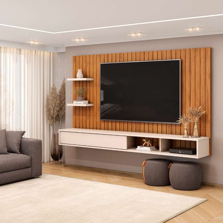 Painel Friz 179 Freijo.Off White DJ Moveis