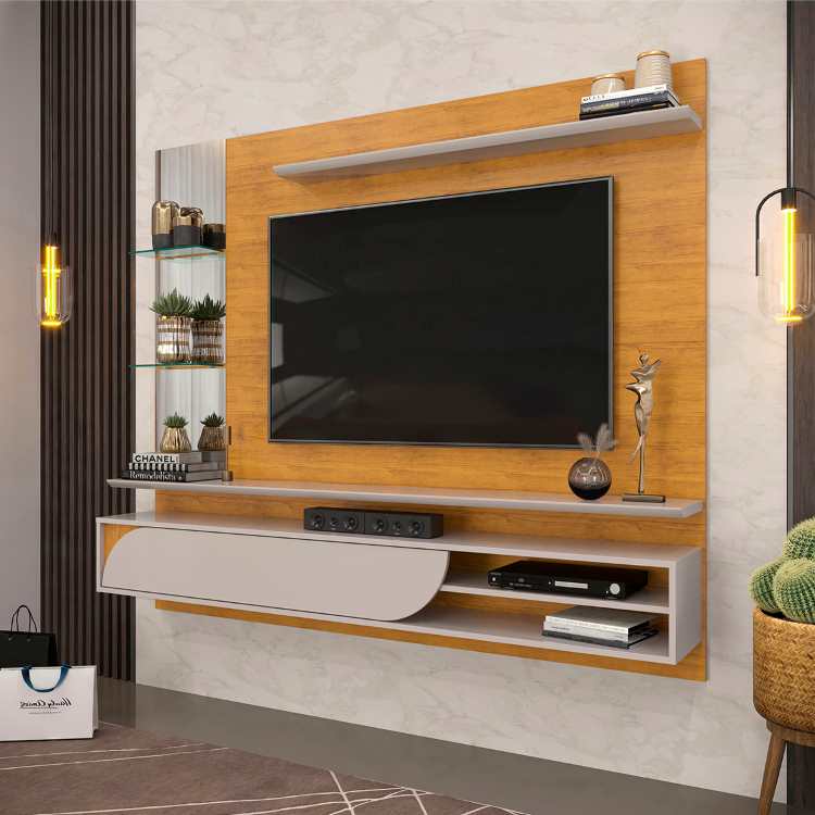 Painel Ravi 180 Cedro.Bali DJ Moveis