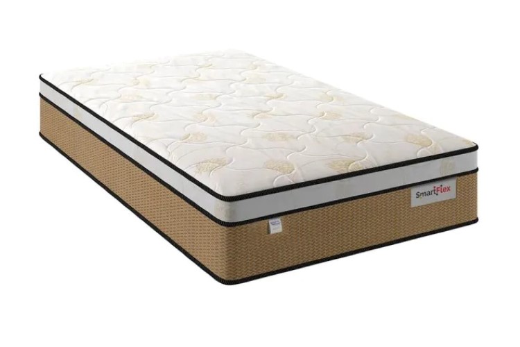 Colchao Solteiro SmartFlex Molas Superlastic 88x188x30 Plumatex