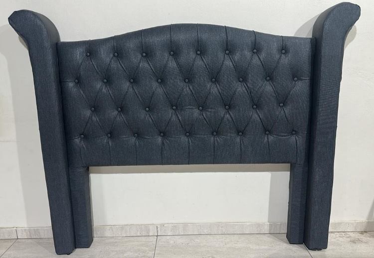 Cabeceira Queen Dacar 158 Linhao Preto SR Cabeceiras