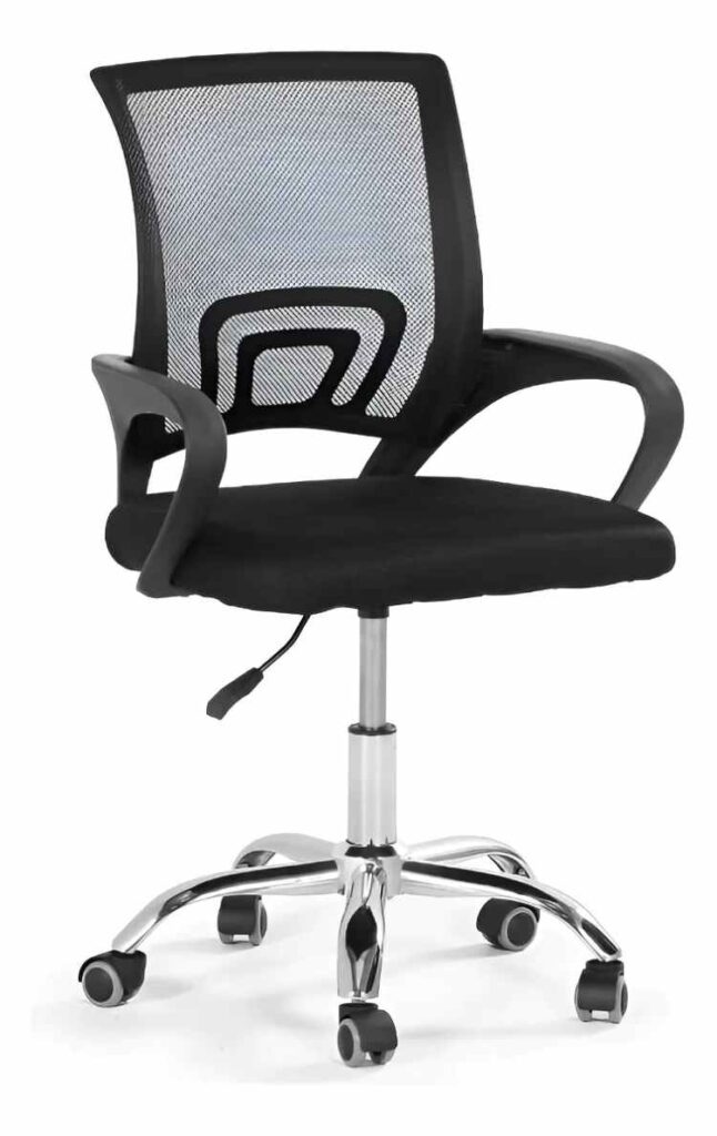 10034201.Cadeira Executiva Preta Bulk