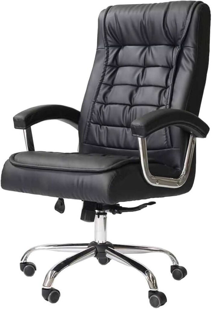 207600.Cadeira Presidente New Premier Molas Preta Bulk