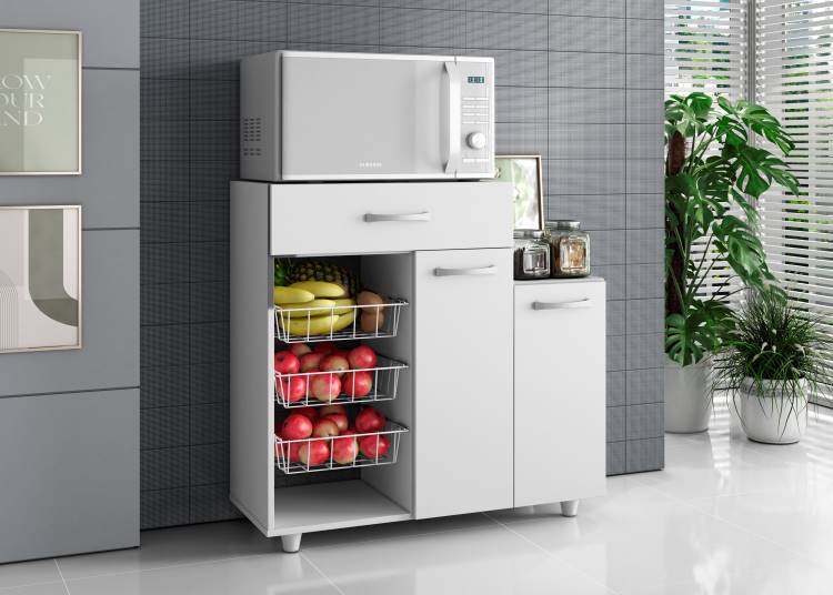 Fruteira Aramoveis 2P1G3C Branco Aramoveis