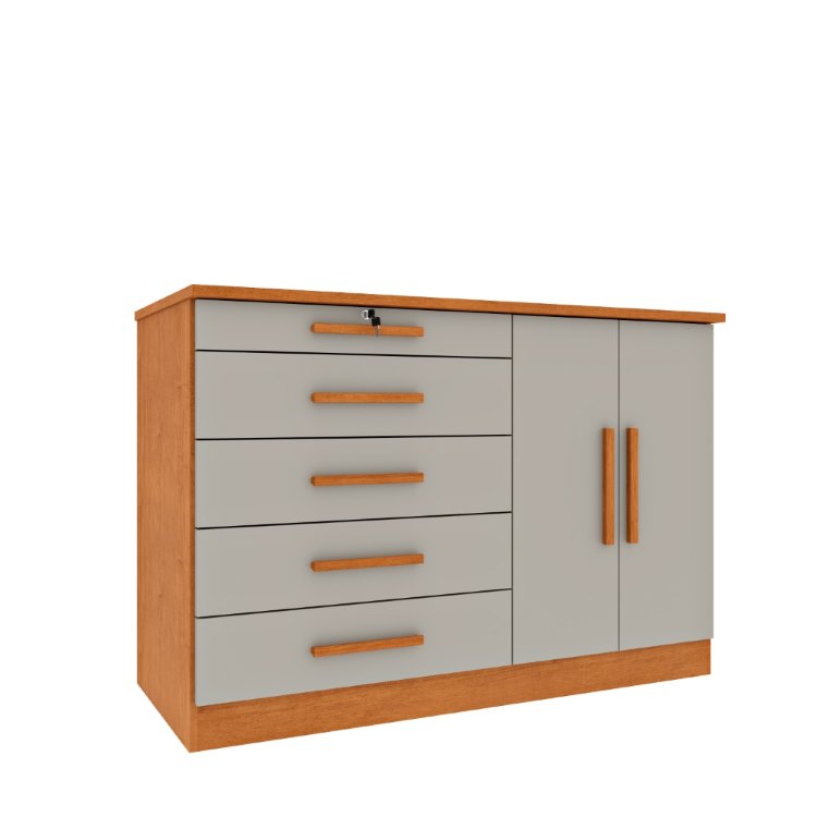 Cômoda Mármara/Istambul 5G2P Cinamomo/Cinamomo TCIL