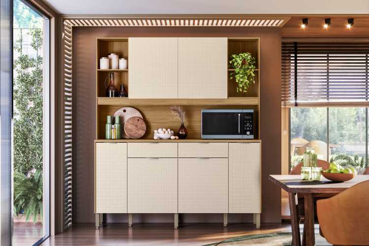 Kit Cozinha Botanika 6P2G Freijo.Soft Kits Parana