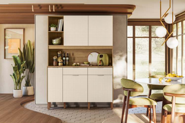 Kit Cozinha Flora 5P2G Freijo.Soft Kits Parana