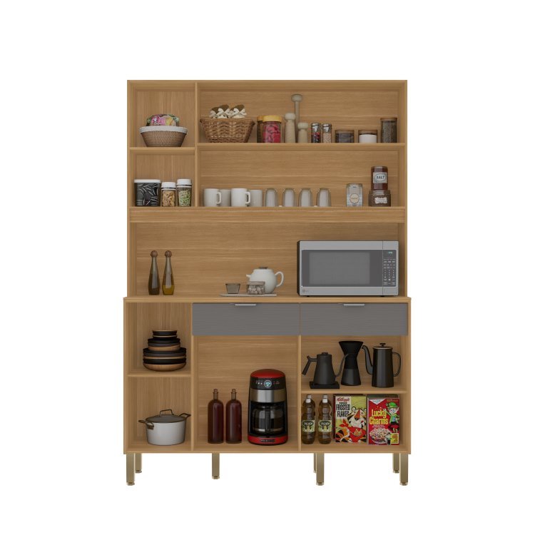 Kit Cozinha Flora 5P2G Visuzalizacao Interna Kits Parana