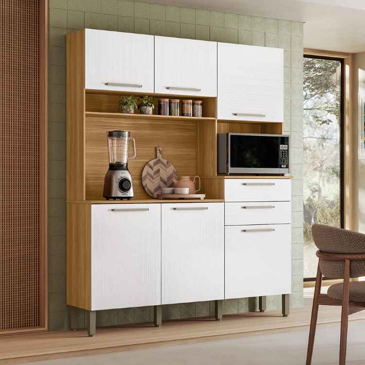 Kit Cozinha Montesa 6P2G Freijo.Supremo Kits Parana