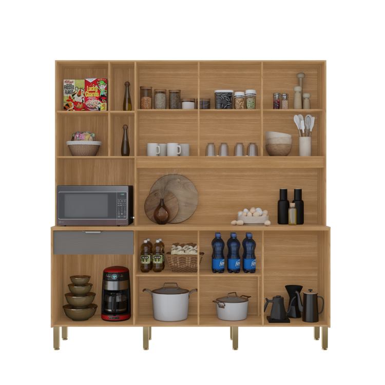 Kit Cozinha Nature 8P1G Visualizacao Interna Kits Parana