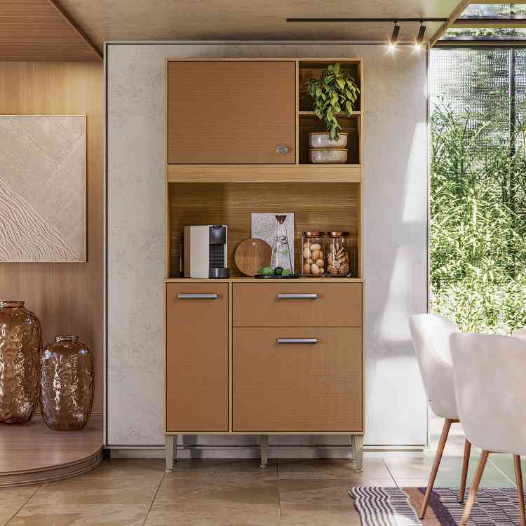 Kit Cozinha Zen 3P1G Freijo.Caramelo Kits Parana