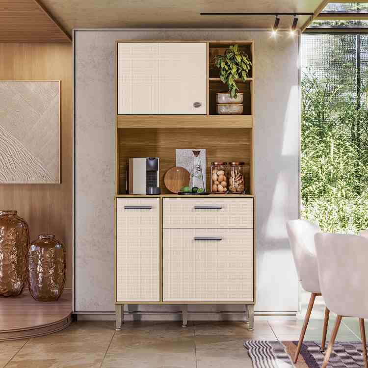 Kit Cozinha Zen 3P1G Freijo.Soft Kits Parana