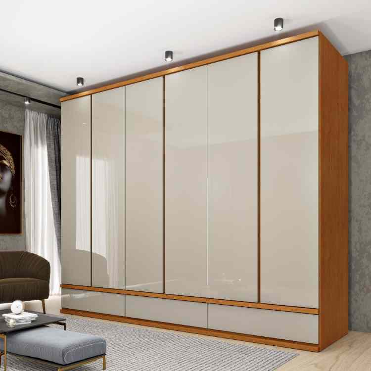 Roupeiro Lacônia/Esparta 6P9G Cinamomo/Off White TCIL