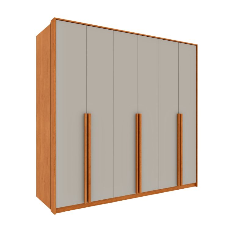 Roupeiro Super/Master 6P6G Cinamomo/Off White TCIL