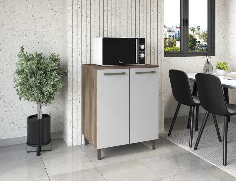 2222.48-Balcao Poliana Pop 61 2P Naturale Off White Moveis Parana