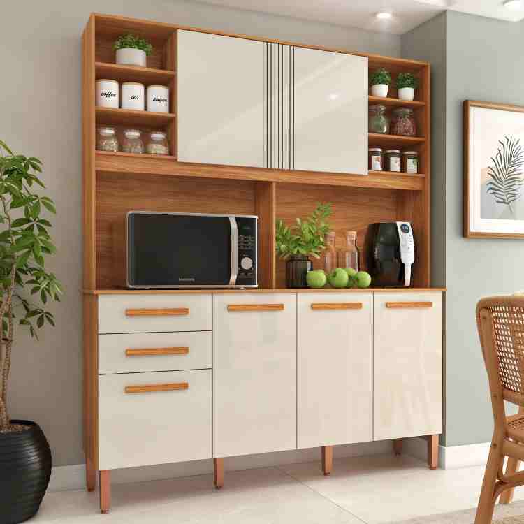 CM720.Kit Cozinha Malaga 6P2G Cinamomo/Off White Fellicci