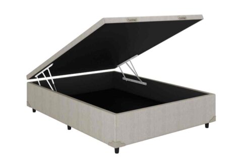 Bau Casal Prime Confort 138x188x44 Blindagem Extra Forte Linhao Palha Issacar Prime - foto 2