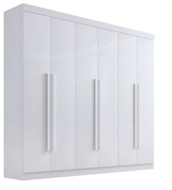 Roupeiro Monte Carlo 6P4G Branco D Doro