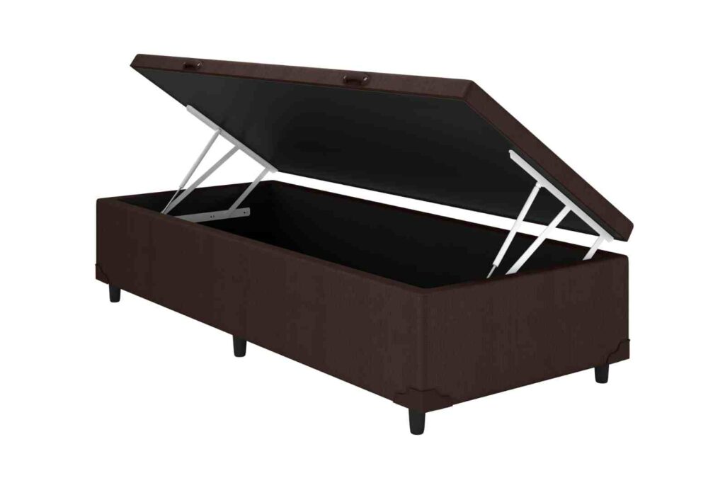 Bau Solteirao Prime Confort 110x188x44 Linhão Marrom Issacar Prime3 - foto 2