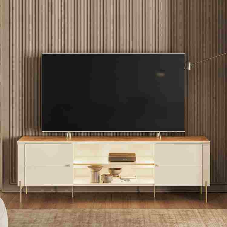 Bancada Brasilia Off White Canela Mobler