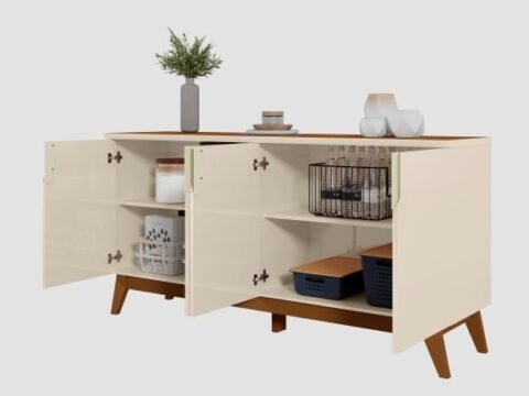 Buffet Recife 4P Off White/Canela Mobler - foto 2