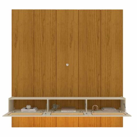 0553562-Home Realce/Native 220 com LED Naturale/Off White/Tela Rattan Creme 3V Gelius - foto 2