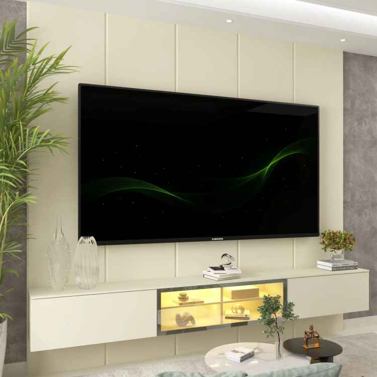 0553621-Home Realce/Luminare 220 com LED Off White/Off White 4V Gelius
